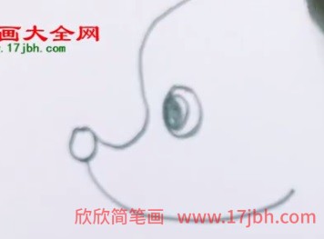 怎样画小狗简笔画