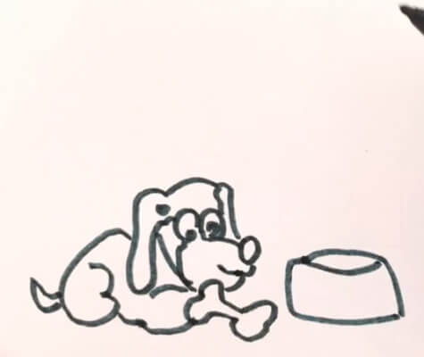 简笔画小狗怎么画