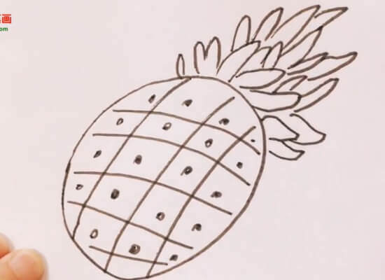 大菠萝简笔画