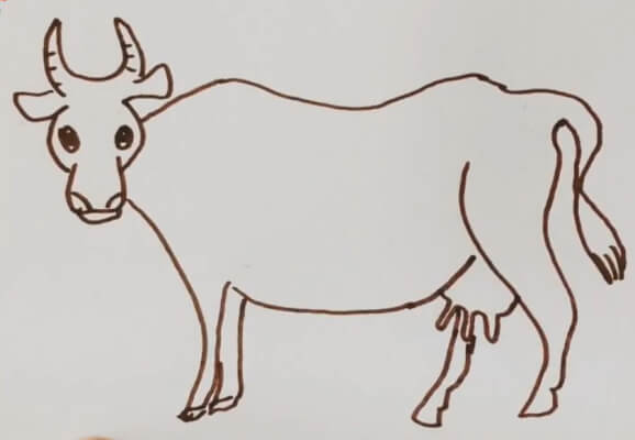 老牛的简笔画