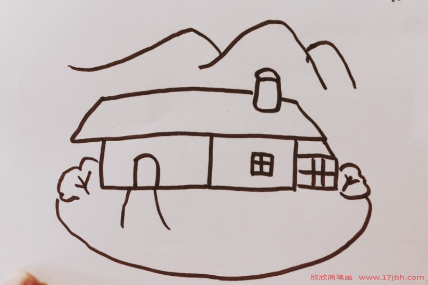 房子的画法简笔画图片
