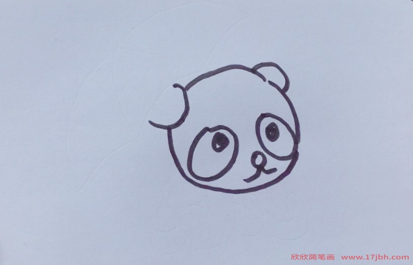 熊猫图片简笔画