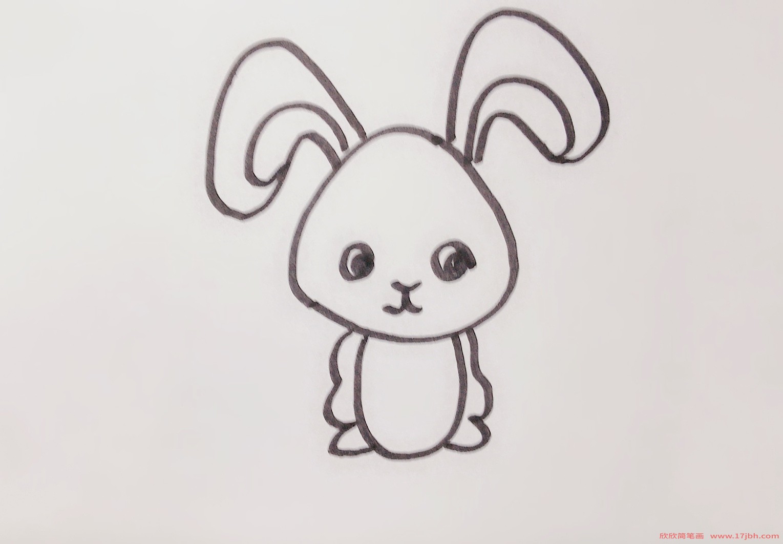 怎样画兔子的简笔画