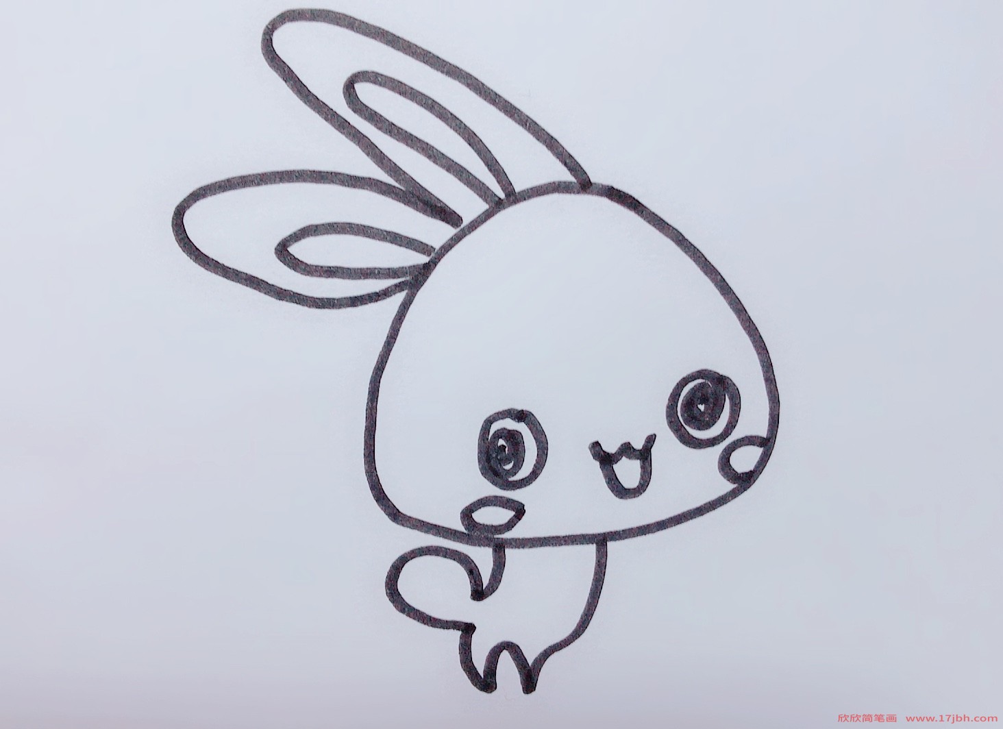 如何画小兔子简笔画