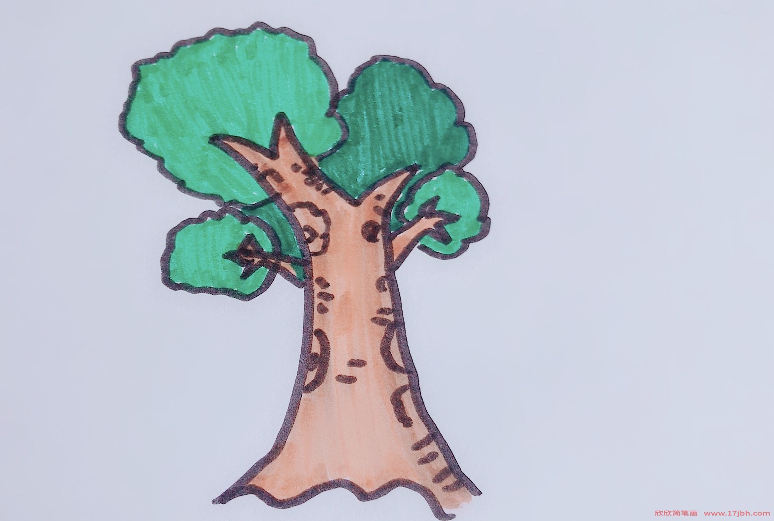 树的画法简笔画