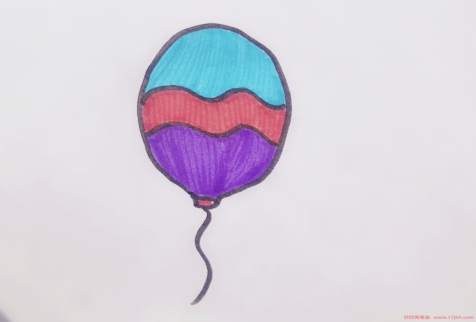 气球的简笔画