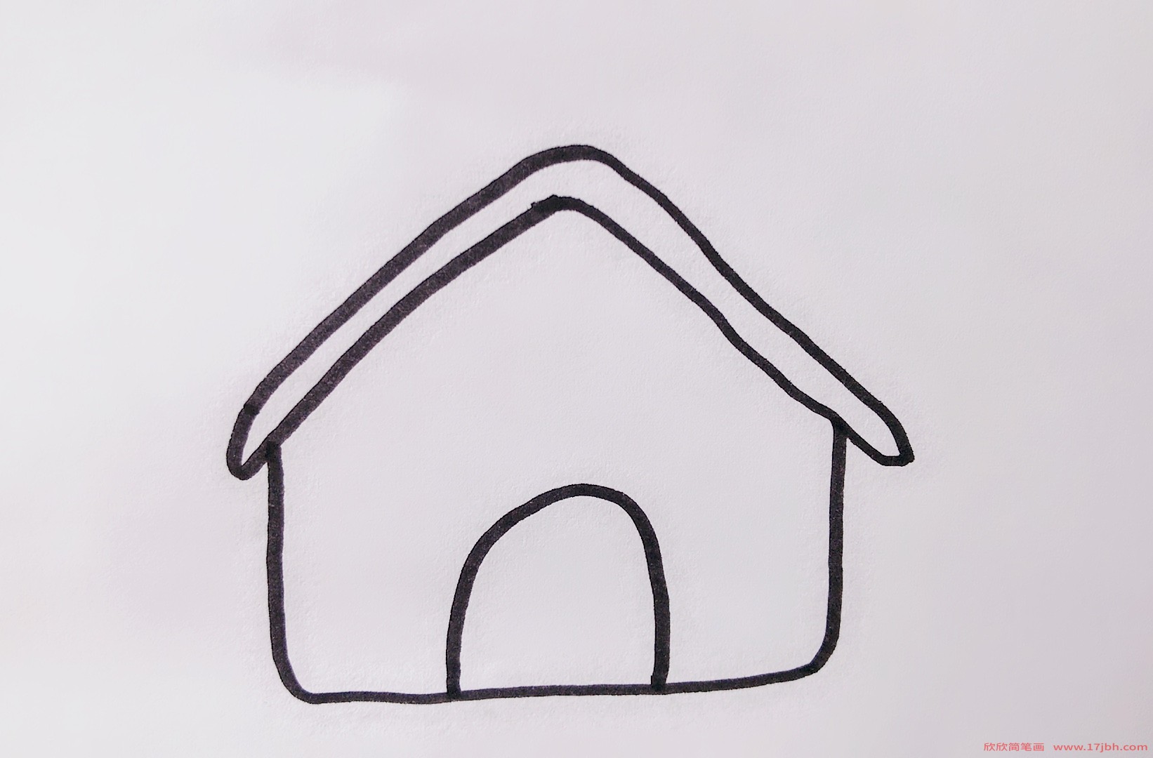 儿童房子简笔画