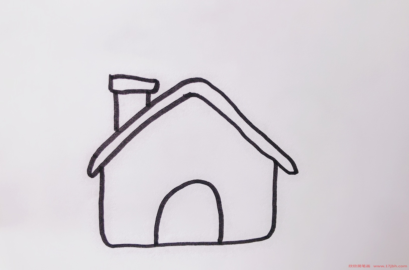 儿童房子简笔画