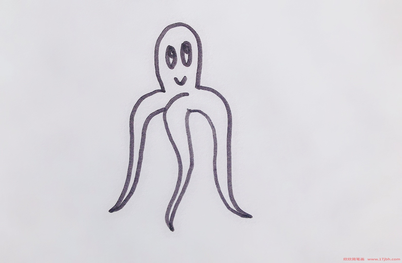 章鱼的简笔画