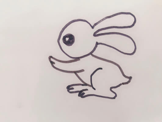 兔子图片简笔画