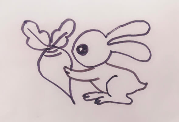 兔子图片简笔画