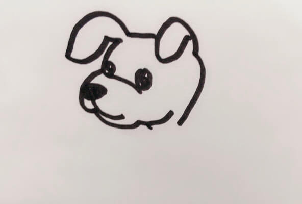 狗怎么画简笔画