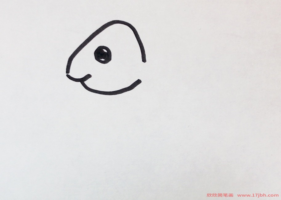 壁虎简笔画