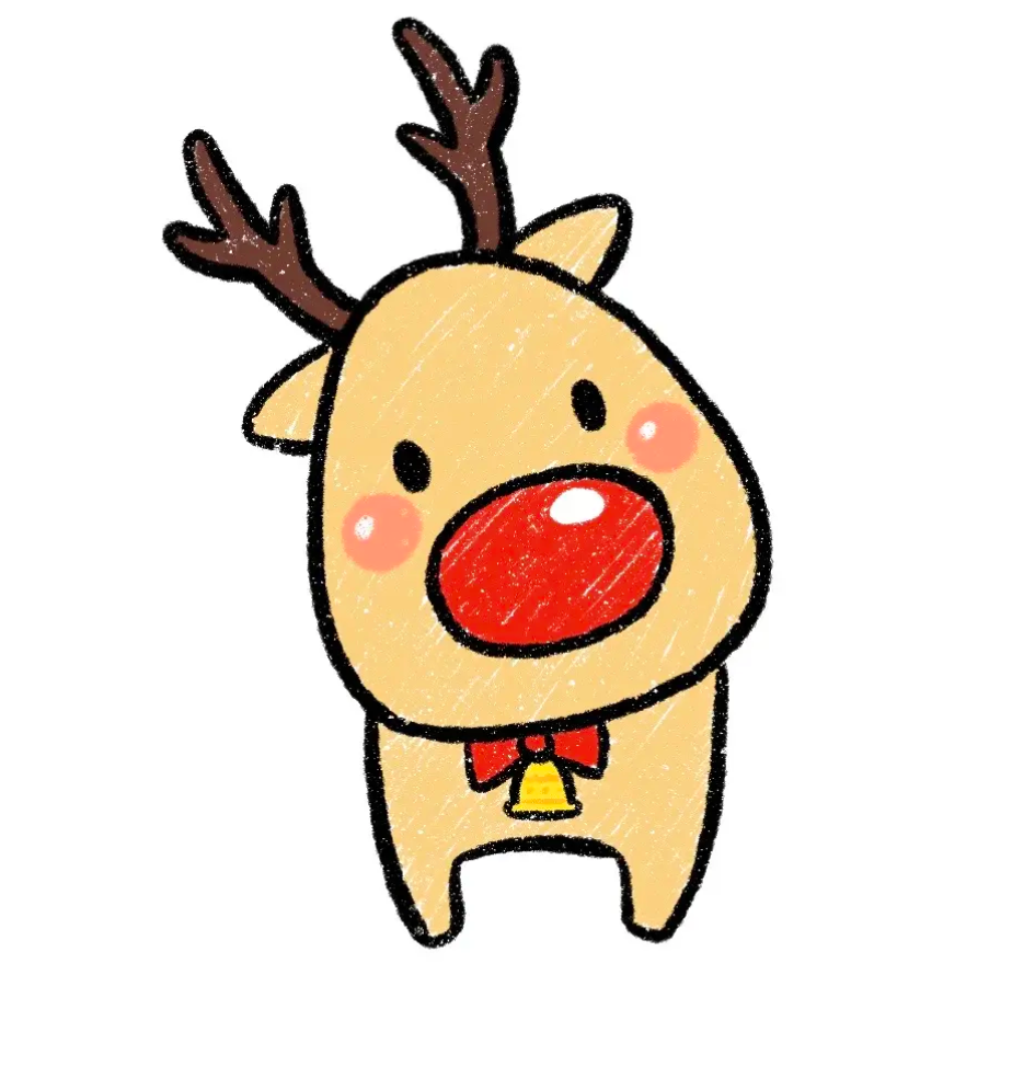 幼儿美术: 小鹿的简笔画画法步骤教程-图片2