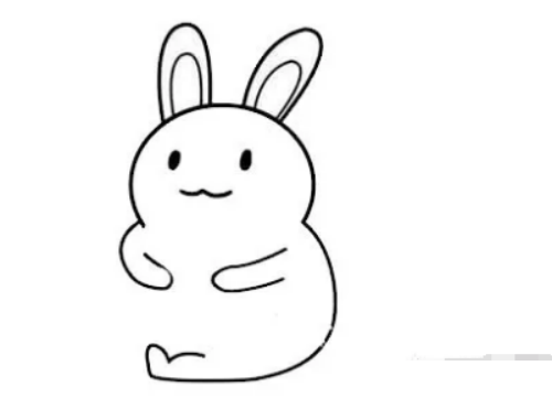 简单可爱小兔子简笔画画法教程 彩色卡通小兔子简笔画怎么画