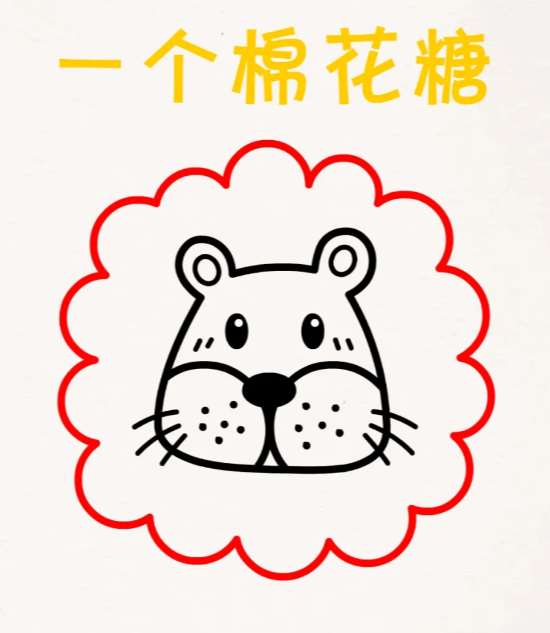 三年级画画简单又漂亮小动物狮子怎么画-图片3