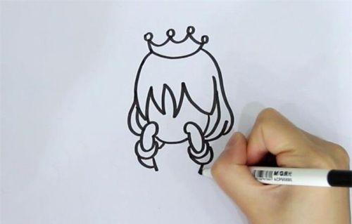 青蛙王子与公主的简笔画怎么画 公主与青蛙简笔画步骤教学