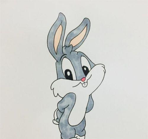 小兔子简笔画卡通画教程画法 简单可爱小兔子简笔画怎么画