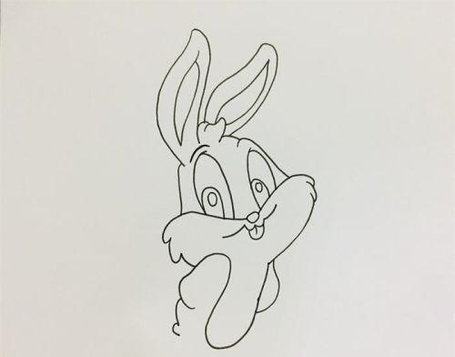 小兔子简笔画卡通画教程画法 简单可爱小兔子简笔画怎么画