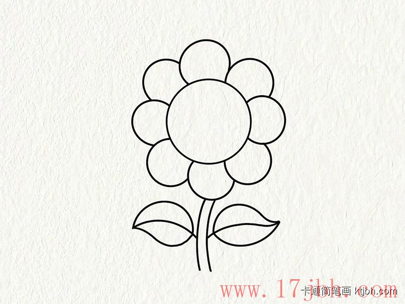 向日葵简笔画画法和步骤 向日葵图片-第3张