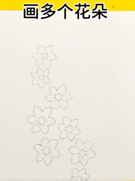 儿童画迎春花的画法简单易画图片-图片2