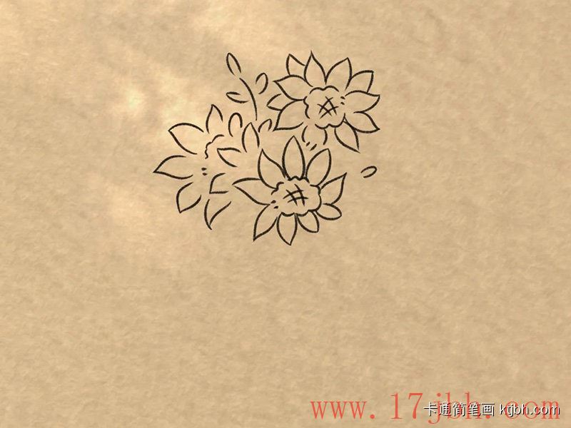 花束简笔画画法和步骤 花束图片-第8张