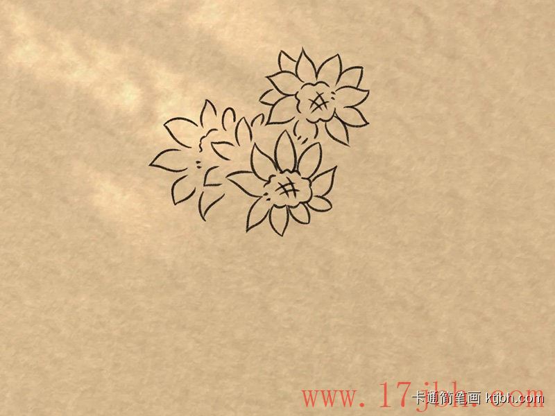 花束简笔画画法和步骤 花束图片-第7张