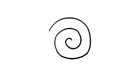 幼儿春天小蜗牛简笔画怎么画 卡通彩色小蜗牛简笔画步骤图解
