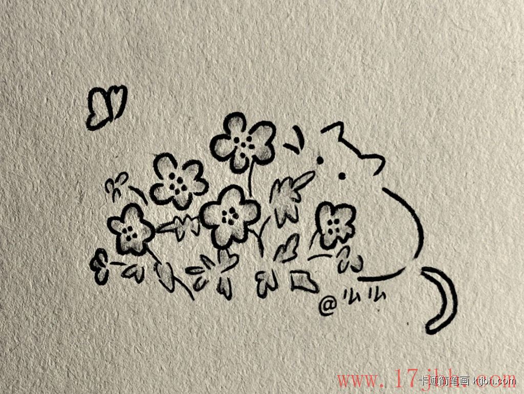 小猫简笔画画法和步骤 小猫图片-第5张