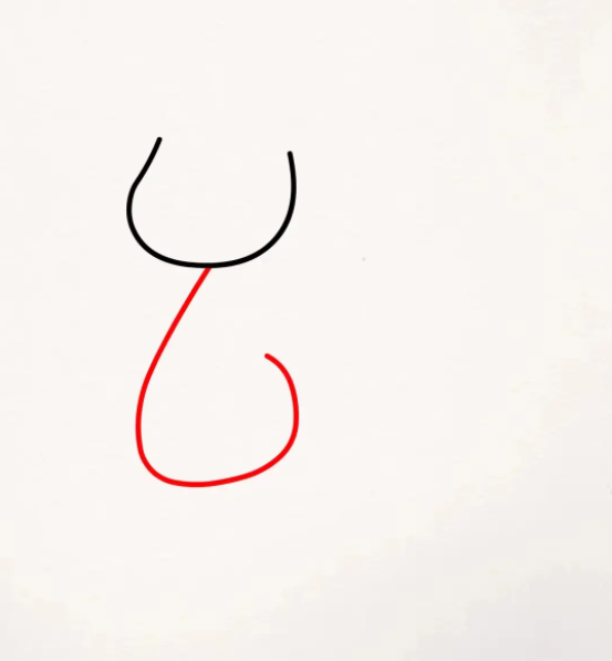 创意简笔画教学：用数字6画出萌趣小狗-7