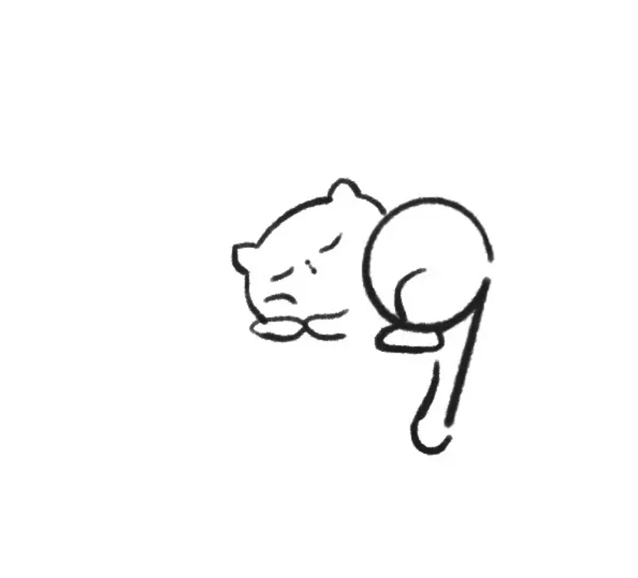 数字变形记：用数字9创作打盹猫咪的趣味简笔画-11